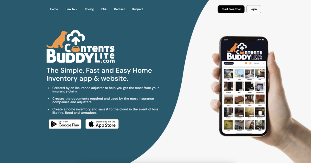 ContentsBuddy Lite app screenshot