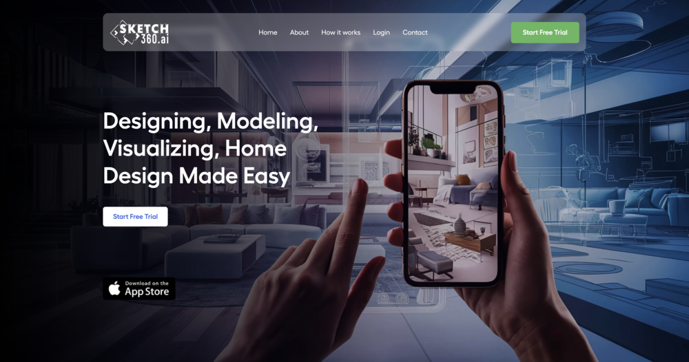 Sketch360 app — 2D floor plans and 3D visualizations